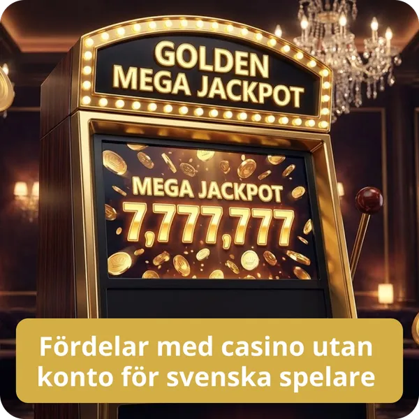 Fördelar med casino utan konto för svenska spelare