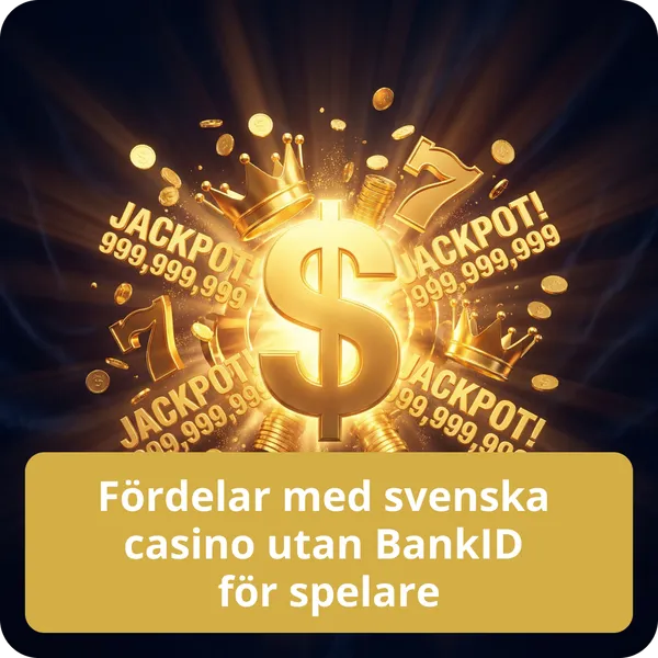 Fördelar med svenska casino utan BankID för spelare