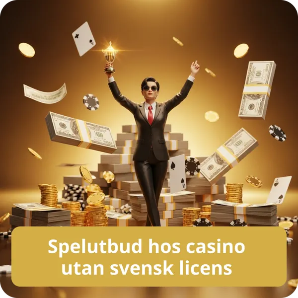 Spelutbud hos casino utan svensk licens
